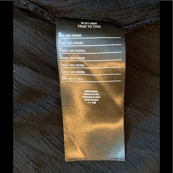 Volcom Black What a Stud Mini Flare Dress. Size S - Picture 16 of 16